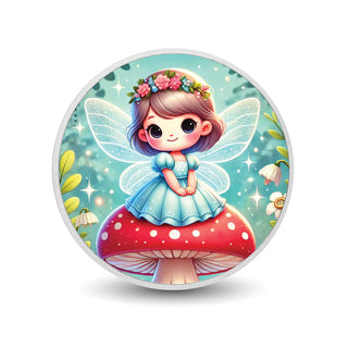 Whimsical Fairy on Mushroom: Embrace the Magic 1oz Silver Coloured Coin